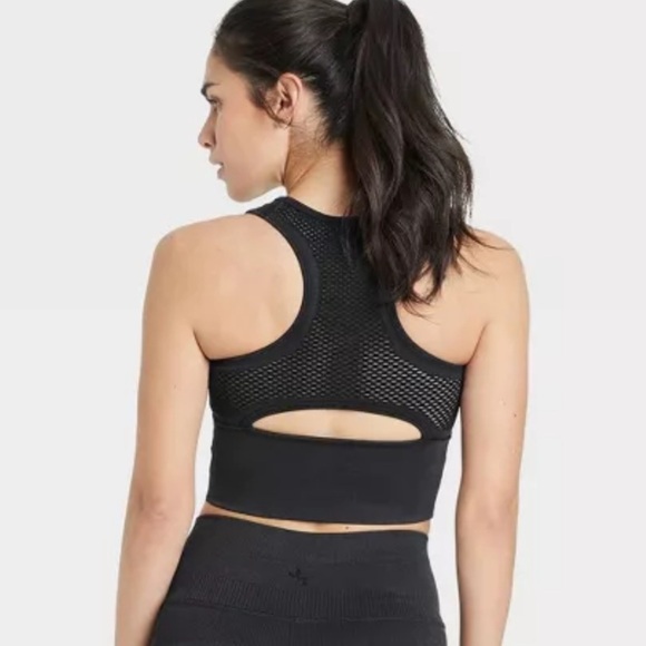 Women's Seamless Mesh Back
Tank Bra - JoyLab'™ black new - Picture 1 of 5